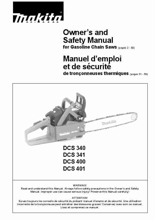Makita Chainsaw DCS 340-page_pdf